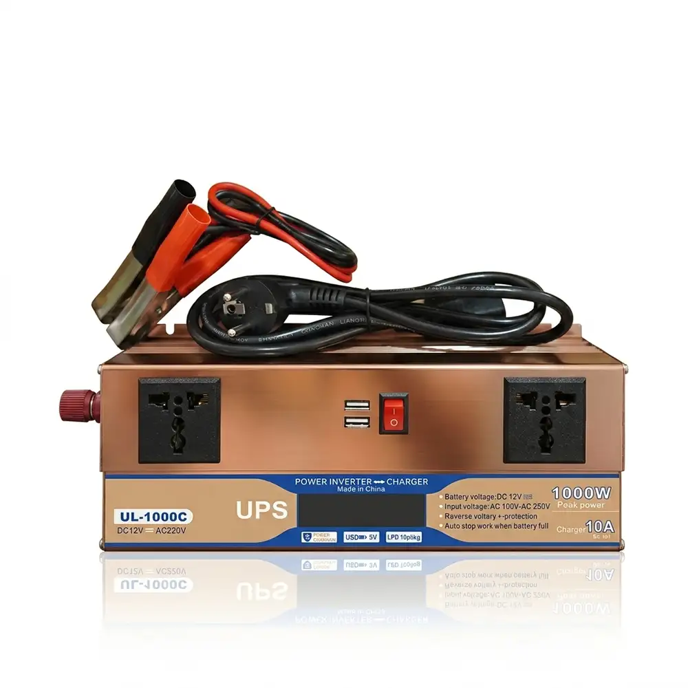 High-Class 1000W IPS Inverter with Battery Charger | ১০০০W High-Class IPS ইনভার্টার চার্জার – ১২V থেকে ২২০V পাওয়ার ব্যাকআপ